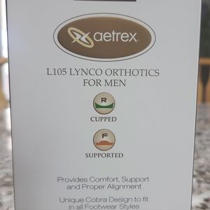 Aetrex men's L105 orthotic shoe insole Size 9